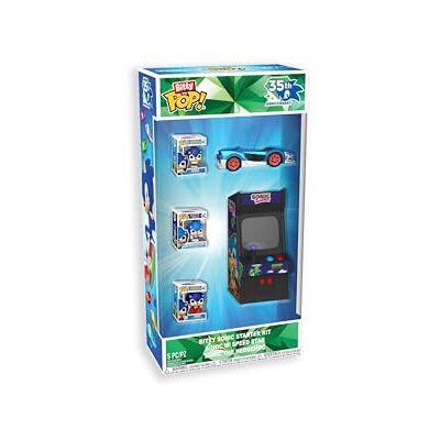 Funko Bitty POP! Starter Set: Sonic the Hedgehog 3 Mini Figures Ride Arcade 5 Pieces Funko Bitty POP! Starter Set: Sonic the Hedgehog 3 Mini Figures Ride Arcade 5 Pieces