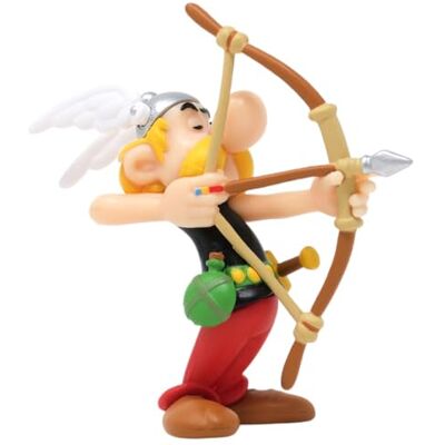 Plastoy Astérix Figurina di Asterix che tira con l'arco PVC 6 cm Plastoy Astérix Figurina di Asterix che tira con l'arco PVC 6 cm
