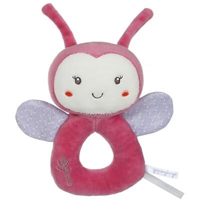 Gipsy TOYS – PELUCHE – HOCHET COCCINELLE – GAMMA BAMBOO – 14 CM S/CARTA – ROSA BEIGE E GRIGIO – 1° Epoca Gipsy TOYS – PELUCHE – HOCHET COCCINELLE – GAMMA BAMBOO – 14 CM S/CARTA – ROSA BEIGE E GRIGIO – 1° Epoca