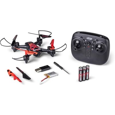 Carson X4 Angry Bug 2.0-Quadricottero radiocomandato, con batterie e Telecomando, Carson X4 Angry Bug 2.0-Quadricottero radiocomandato, con batterie e Telecomando,