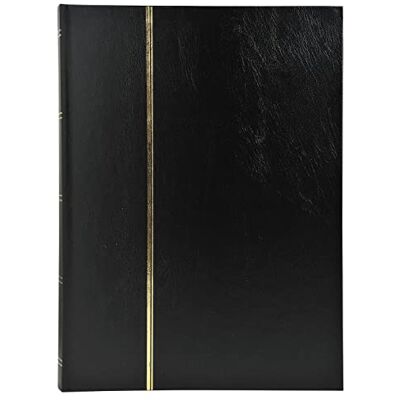 Exacompta Cod. 1 Album da francobolli in similpelle 32 pagine nere 17x22,5cm Nero Exacompta Cod. 1 Album da francobolli in similpelle 32 pagine nere 17x22,5cm Nero