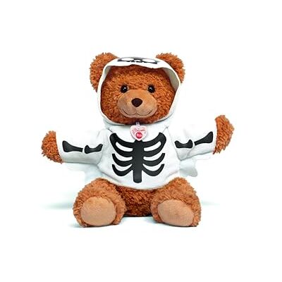 Trudi Orso Marlon Halloween Fantasma Peluche decorazioni giochi Halloween, Spooky season, idea regalo 30x36x36 cm taglia M Halloween collection modello Trudi Orso Marlon Halloween Fantasma Peluche decorazioni giochi Halloween, Spooky season, idea regalo 30x36x36 cm taglia M Halloween collection modello