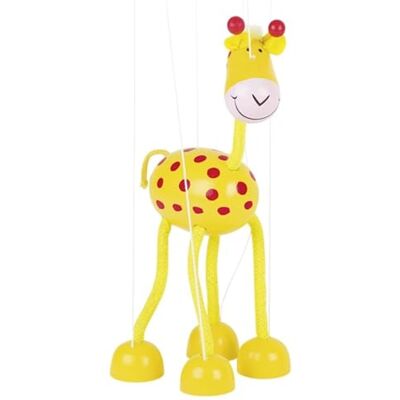 Goki Marionette Giraffe: H= 27 cm, Holz, per Stück Goki Marionette Giraffe: H= 27 cm, Holz, per Stück