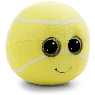NICI Glubschis, Dennis Morbida pallina da tennis di peluche, da coccolare e con cui giocare, per bambini e adulti, fantastica idea regalo, 13 cm, arancione NICI Glubschis, Dennis Morbida pallina da tennis di peluche, da coccolare e con cui giocare, per bambini e adulti, fantastica idea regalo, 13 cm, arancione