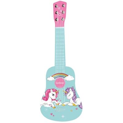 Lexibook La mia Prima Chitarra di Legno Unicorn, 6 Corde, 53 cm, Guida Inclusa, Rosa/Blu, Lexibook La mia Prima Chitarra di Legno Unicorn, 6 Corde, 53 cm, Guida Inclusa, Rosa/Blu,