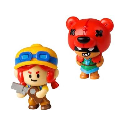 Bizak Brawl Stars Pack 2 figure da 6 cm. in Scatola, Personaggi di Nita e Jessie, () Bizak Brawl Stars Pack 2 figure da 6 cm. in Scatola, Personaggi di Nita e Jessie, ()