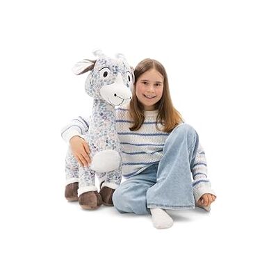 NICI Winny Winterfur Giraffa di peluche morbida, tenero pupazzo per coccole e giochi, per adulti e bambini, 70 cm, blu NICI Winny Winterfur Giraffa di peluche morbida, tenero pupazzo per coccole e giochi, per adulti e bambini, 70 cm, blu