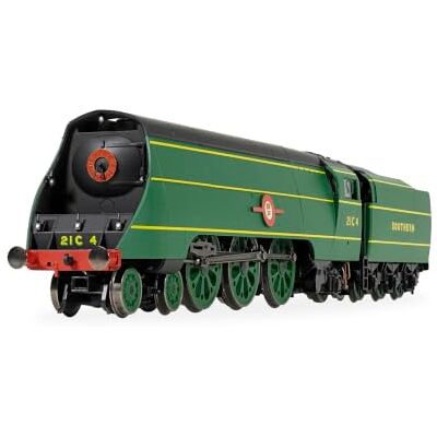 Hornby SR Merchant Navy Class Cunard White Star 21C4 Generatore di Vapore, Locomotiva a Vapore Ferroviaria, dai 14 anni in su Hornby SR Merchant Navy Class Cunard White Star 21C4 Generatore di Vapore, Locomotiva a Vapore Ferroviaria, dai 14 anni in su