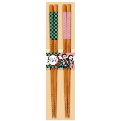 SAKAMI Demon Slayer: Kimetsu no Yaiba Tanjiro & Nezuko Essstäbchen, Chopstick Set SAKAMI Demon Slayer: Kimetsu no Yaiba Tanjiro & Nezuko Essstäbchen, Chopstick Set