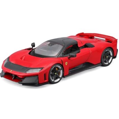 Burago B "Race&Play Ferrari F80, rosso – Supercar modellino 1:24 Die-Cast originale, auto giocattolo da collezione con porte mobili, cofano e bagagliaio a partire dai 3 anni in su () Burago B "Race&Play Ferrari F80, rosso – Supercar modellino 1:24 Die-Cast originale, auto giocattolo da collezione con porte mobili, cofano e bagagliaio a partire dai 3 anni in su ()