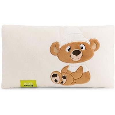 NICI Cuscino Orsetto Cappuccino 43x25 cm Morbido e Decorativo per Cameretta e Casa, Idea Regalo NICI Cuscino Orsetto Cappuccino 43x25 cm Morbido e Decorativo per Cameretta e Casa, Idea Regalo