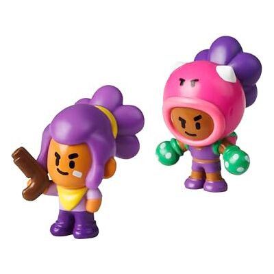 Bizak Brawl Stars Pack 2 figure da 6 DM. in Scatola, Personaggi di Selly e Rosa, () Bizak Brawl Stars Pack 2 figure da 6 DM. in Scatola, Personaggi di Selly e Rosa, ()