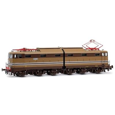Rivarossi FS, E.645 2a serie, strisce in alluminio, carrelli marroni, gradini larghi, ep. IV Locomotiva Elettrica Rivarossi FS, E.645 2a serie, strisce in alluminio, carrelli marroni, gradini larghi, ep. IV Locomotiva Elettrica