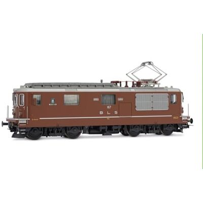 Rivarossi BLS, Re 4/4 167 'Ausserberg' Corto con figurina del Pilota, Anniversario BLS, EP; Locomotiva elettrica IV-V, con decoder DCC Sound Rivarossi BLS, Re 4/4 167 'Ausserberg' Corto con figurina del Pilota, Anniversario BLS, EP; Locomotiva elettrica IV-V, con decoder DCC Sound