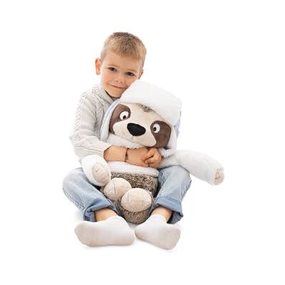 NICI Izzy Icetumbler Bradipo di peluche con berretto, morbido e tenero pupazzo per coccole e giochi, per adulti e bambini, 50 cm, beige – NICI Izzy Icetumbler Bradipo di peluche con berretto, morbido e tenero pupazzo per coccole e giochi, per adulti e bambini, 50 cm, beige –