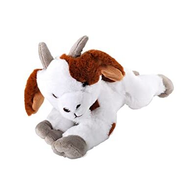 WILD REPUBLIC Ecokins Capra, Peluche per Bambini 30 cm, Peluche di qualità, Regalo di Compleanno, Giocattoli Ecologici, Creato Riciclando 16 Bottiglie in Plastica WILD REPUBLIC Ecokins Capra, Peluche per Bambini 30 cm, Peluche di qualità, Regalo di Compleanno, Giocattoli Ecologici, Creato Riciclando 16 Bottiglie in Plastica