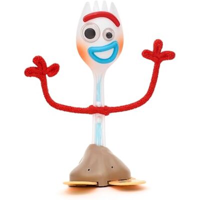 Disney Official Action figure parlante Forky, Toy Story, 18 cm Disney Official Action figure parlante Forky, Toy Story, 18 cm