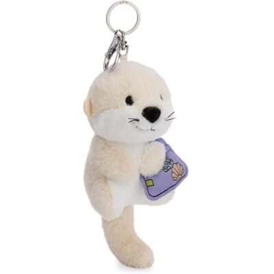 NICI Portachiavi Lontra Ophelio 12 cm con Moschettone in Peluche Morbida, Idea Regalo NICI Portachiavi Lontra Ophelio 12 cm con Moschettone in Peluche Morbida, Idea Regalo