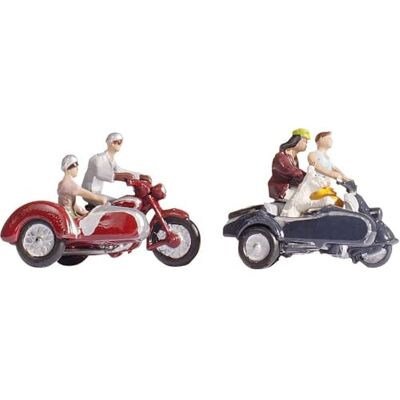 NOCH Motociclisti 4 Personaggi con Accessori Ho NOCH Motociclisti 4 Personaggi con Accessori Ho