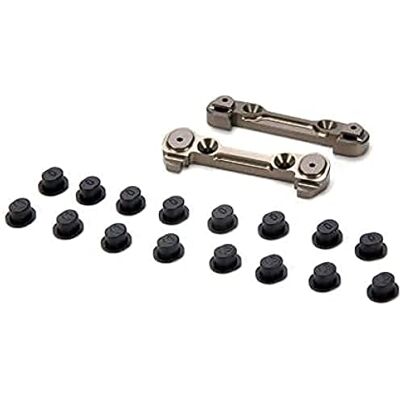 LOSI Staffa Perno Cerniera Anteriore Regolabile con Inserti: 8B/8T, LOSI Staffa Perno Cerniera Anteriore Regolabile con Inserti: 8B/8T,