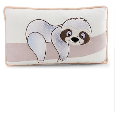 NICI Cuscino in peluche con motivo bradipo Izzy Icetumbler, morbido e ideale per le coccole di bambini e adulti, per casa, asilo o in viaggio, 43 x 25 cm, beige – NICI Cuscino in peluche con motivo bradipo Izzy Icetumbler, morbido e ideale per le coccole di bambini e adulti, per casa, asilo o in viaggio, 43 x 25 cm, beige –