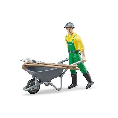 bruder Set di figure agricoltore con accessori, agricoltore, figura giocattolo, uomo, uomo, fattoria, fattoria cavallo bruder Set di figure agricoltore con accessori, agricoltore, figura giocattolo, uomo, uomo, fattoria, fattoria cavallo