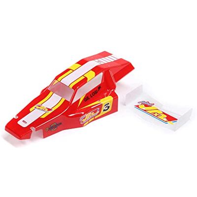 LOSI Body & Wing, Red: Mini JRX2 LOSI Body & Wing, Red: Mini JRX2