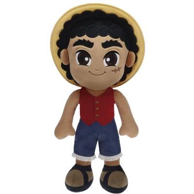 PhatMojo One Piece Peluche gigante Luffy Personaggio Monkey D. Luffy di grandi dimensioni Figura da collezione per i fan dell'anime Cuscino decorativo in morbido peluche Dettagli ricamati di PhatMojo One Piece Peluche gigante Luffy Personaggio Monkey D. Luffy di grandi dimensioni Figura da collezione per i fan dell'anime Cuscino decorativo in morbido peluche Dettagli ricamati di