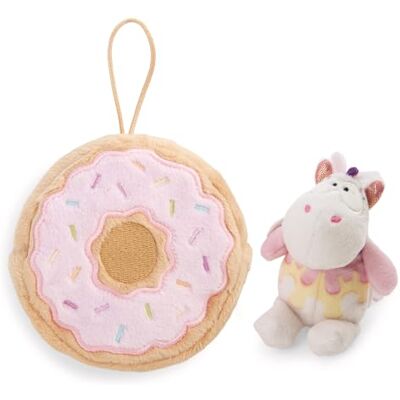 NICI Sweety Rainbow Peluche Morbido a Forma di Unicorno nella Ciambella, con asola, tenero Pupazzo per Coccole e Giochi, per Adulti e Bambini, 10 cm, Multicolore NICI Sweety Rainbow Peluche Morbido a Forma di Unicorno nella Ciambella, con asola, tenero Pupazzo per Coccole e Giochi, per Adulti e Bambini, 10 cm, Multicolore