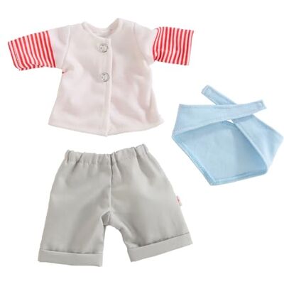 HABA Set di vestiti AHOI – 3 pezzi vestito per bambole in stile marittimo per bambole in tessuto da 30 cm – Vestiti per bambole a partire dai 18 mesi – Lavabile a 30 °C – HABA Set di vestiti AHOI – 3 pezzi vestito per bambole in stile marittimo per bambole in tessuto da 30 cm – Vestiti per bambole a partire dai 18 mesi – Lavabile a 30 °C –