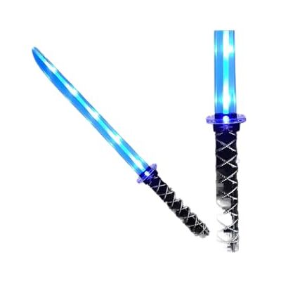 SMIFFYS Spada Ninja illuminata a LED, suoni attivati dal movimento, Batterie incluse, 65 cm Halloween SMIFFYS Spada Ninja illuminata a LED, suoni attivati dal movimento, Batterie incluse, 65 cm Halloween