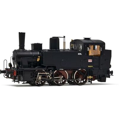 Rivarossi Locomotiva A Vapore FS Gr835 con Lampade Elettriche e Bianca Modello Railwayloco, Steam Rivarossi Locomotiva A Vapore FS Gr835 con Lampade Elettriche e Bianca Modello Railwayloco, Steam