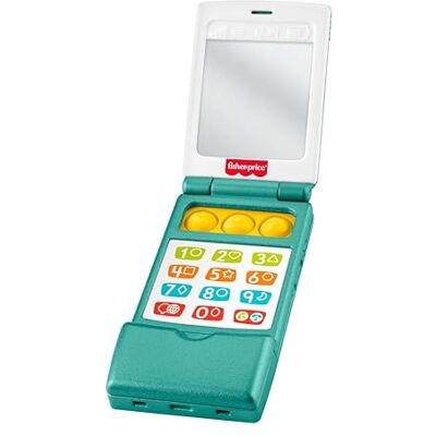 Fisher Price Telefonino Ridi & Impara, con 50 Canzoni, Suoni e Frasi per Imparare Numeri e Parole, Versione Italiano +UK+FR+DE, Giocattolo per Bambini, 6+ Mesi, Fisher Price Telefonino Ridi & Impara, con 50 Canzoni, Suoni e Frasi per Imparare Numeri e Parole, Versione Italiano +UK+FR+DE, Giocattolo per Bambini, 6+ Mesi,