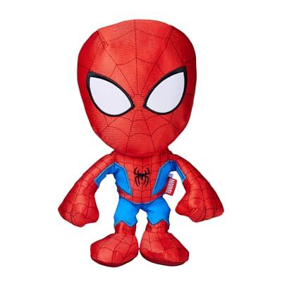 Simba Marvel Peluche Spider-Man 25 cm, Collezione Kidult, Supereroe Marvel Ufficiale, Morbido Peluche, +0 mesi, Simba Marvel Peluche Spider-Man 25 cm, Collezione Kidult, Supereroe Marvel Ufficiale, Morbido Peluche, +0 mesi,