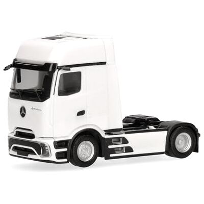 Herpa modello camion Mercedes-Benz Actros L ProCabin Gigaspace trattore stradale, bianco, miniatura in scala 1:87, pezzo da collezione, Made in Germany, plastica Herpa modello camion Mercedes-Benz Actros L ProCabin Gigaspace trattore stradale, bianco, miniatura in scala 1:87, pezzo da collezione, Made in Germany, plastica