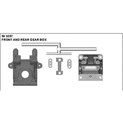 JAMARA 503207 X1 Sp+PRO Custodia per Cambio Anteriore/Posteriore JAMARA 503207 X1 Sp+PRO Custodia per Cambio Anteriore/Posteriore
