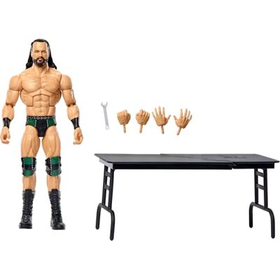 Mattel WWE Elite Collection Drew McIntyre, personaggio collezionabile Series 123, action figure con 25 punti di articolazione e mani intercambiabili, 8+ anni, Mattel WWE Elite Collection Drew McIntyre, personaggio collezionabile Series 123, action figure con 25 punti di articolazione e mani intercambiabili, 8+ anni,