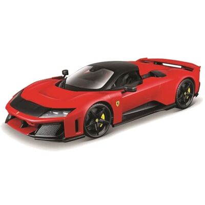 Burago B Ferrari F80 in Scala 1:18, Auto Diecast in Iconico Rosso Ferrari, Replica Dettagliata con Porte e Vano Bagagli Apribili, Licenza Ufficiale Ferrari, Età Consigliata 3+ Anni Burago B Ferrari F80 in Scala 1:18, Auto Diecast in Iconico Rosso Ferrari, Replica Dettagliata con Porte e Vano Bagagli Apribili, Licenza Ufficiale Ferrari, Età Consigliata 3+ Anni