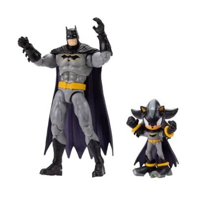 Sonic The Hedgehog DC x Sonic Shadow nei panni di Batman – Action Figure Multipack 5” con dettagli da collezione, licenza ufficiale Jakks Pacific, gioco ed esposizione per fan di Sonic e DC Comics Sonic The Hedgehog DC x Sonic Shadow nei panni di Batman – Action Figure Multipack 5” con dettagli da collezione, licenza ufficiale Jakks Pacific, gioco ed esposizione per fan di Sonic e DC Comics