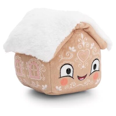 NICI Casetta di pan di zenzero di peluche, morbido e tenero pupazzo per coccole e giochi, per adulti e bambini, 15 cm, marrone NICI Casetta di pan di zenzero di peluche, morbido e tenero pupazzo per coccole e giochi, per adulti e bambini, 15 cm, marrone