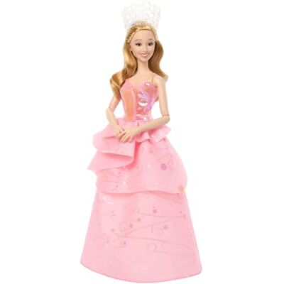 Mattel Universal Wicked Glinda, bambola ispirata al film con abito rosa rimovibile, corpetto iridescente e gonna scintillante, 7 punti di articolazione, 4+ anni, Mattel Universal Wicked Glinda, bambola ispirata al film con abito rosa rimovibile, corpetto iridescente e gonna scintillante, 7 punti di articolazione, 4+ anni,