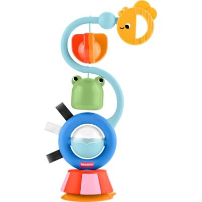 Fisher Price Giocattolo da seggiolone, Set con Ventosa, Suoni sensoriali e Tasti a Contrasto, per attivtà da seduti Che stimolano l'esplorazione tattile, 3+ Mesi, Fisher Price Giocattolo da seggiolone, Set con Ventosa, Suoni sensoriali e Tasti a Contrasto, per attivtà da seduti Che stimolano l'esplorazione tattile, 3+ Mesi,
