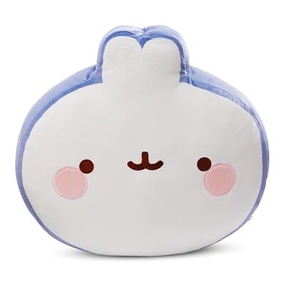 NICI Cuscino di peluche MOLANG 35x35x12cm bianco Soffice cuscino morbido per bambini, bambine, neonati e amanti dei peluche Ideale a casa, all'asilo o in viaggio NICI Cuscino di peluche MOLANG 35x35x12cm bianco Soffice cuscino morbido per bambini, bambine, neonati e amanti dei peluche Ideale a casa, all'asilo o in viaggio