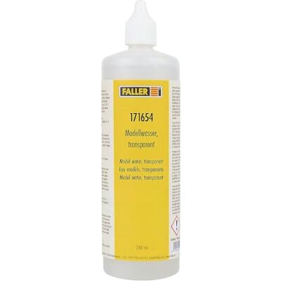 FALLER Modellino di acqua, trasparente, scartamento H0, TT, N, Z FALLER Modellino di acqua, trasparente, scartamento H0, TT, N, Z