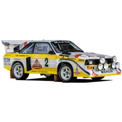 Burago B Audi Sport Quattro S1 E2 Gruppo B Rally 1985 HB #2 Modello ufficiale Audi Die-Cast Replica leggendaria auto da rally WRC Modello da collezione Motorsport in scala 1:24 Burago B Audi Sport Quattro S1 E2 Gruppo B Rally 1985 HB #2 Modello ufficiale Audi Die-Cast Replica leggendaria auto da rally WRC Modello da collezione Motorsport in scala 1:24