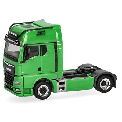 Herpa camion in miniatura MAN TGX GX Individual trattore stradale 2 assi, verde, miniatura in scala 1:87, pezzo da collezione, Made in Germany, plastica Herpa camion in miniatura MAN TGX GX Individual trattore stradale 2 assi, verde, miniatura in scala 1:87, pezzo da collezione, Made in Germany, plastica