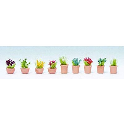 NOCH Model Railway Elementi di Decoro Flowers in Pots Piccolo Fiore NOCH Model Railway Elementi di Decoro Flowers in Pots Piccolo Fiore