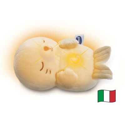 VTech Perla Dolci Sogni, Peluche Luminoso con 20 Canzoni e Suoni per Bambini e Neonati, Foca Luce Notturna con Pulsante Luminoso, Lavabile in Lavatrice, Lingua Italiana, Batterie Incluse, 0-8 Anni VTech Perla Dolci Sogni, Peluche Luminoso con 20 Canzoni e Suoni per Bambini e Neonati, Foca Luce Notturna con Pulsante Luminoso, Lavabile in Lavatrice, Lingua Italiana, Batterie Incluse, 0-8 Anni