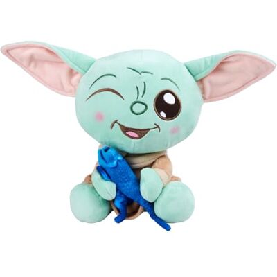 Simba Disney peluche Star Wars The Mandolorian & Grogu con lucertola, 25 cm, peluche morbido, , +0 mesi Simba Disney peluche Star Wars The Mandolorian & Grogu con lucertola, 25 cm, peluche morbido, , +0 mesi