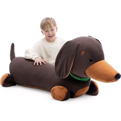 NICI Peluche Bassotto 110 cm Morbido e Tenero, Idea Regalo NICI Peluche Bassotto 110 cm Morbido e Tenero, Idea Regalo
